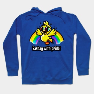 Sashay with Pride: A Rainbow Parade of Self-Love and Acceptance Hoodie